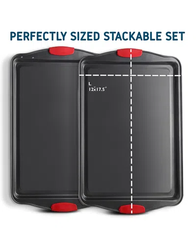 Nestl Premium 2-pc. Baking Sheet Set In Black