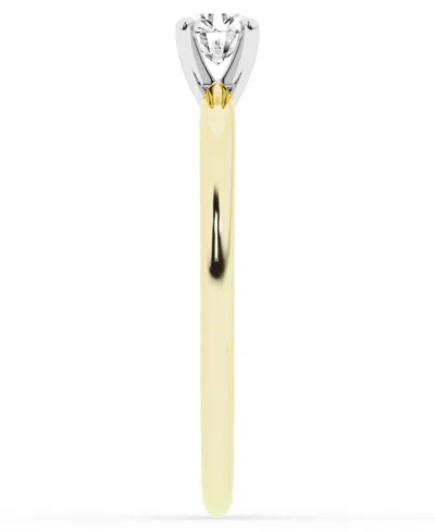 Macy's Diamond Sol Ring (1/4 Ct. T.w.) In 10k Yellow Gold In Gold