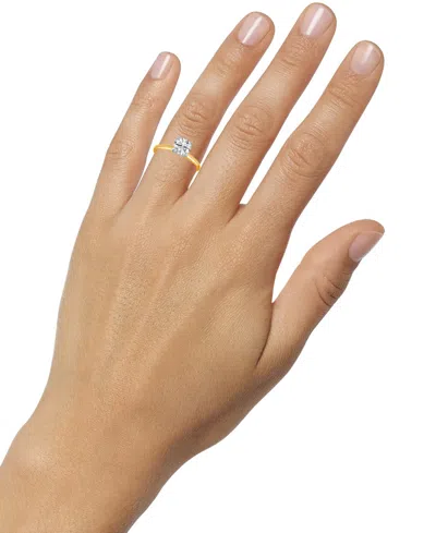 Macy's Diamond Sol Ring (1/4 Ct. T.w.) In 10k Yellow Gold In Gold