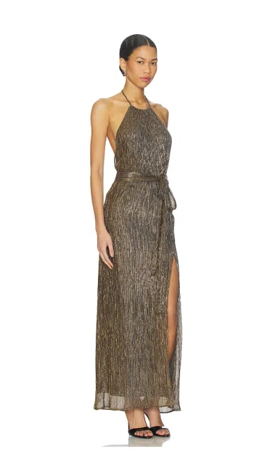 Nbd Celine Gown In Brown