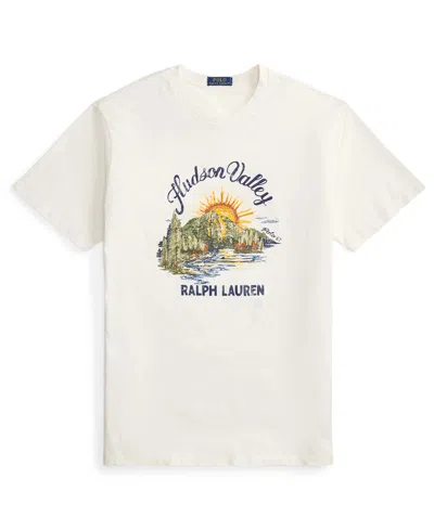 Polo Ralph Lauren Short-sleeved Graphic T-shirt In White
