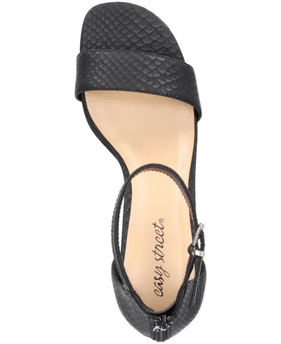 Easy Street Shalee Dress Sandals In Black