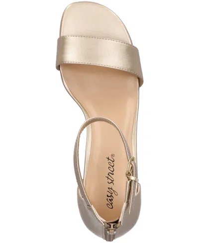 Easy Street Shalee Dress Sandals In Gold