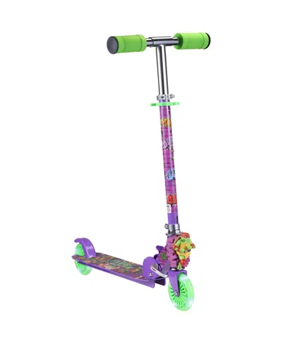Tmnt Mutant Ninja Turtle Wheel Scooter With Light Up Wheels In Purple