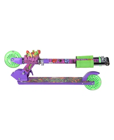 Tmnt Mutant Ninja Turtle Wheel Scooter With Light Up Wheels In Purple