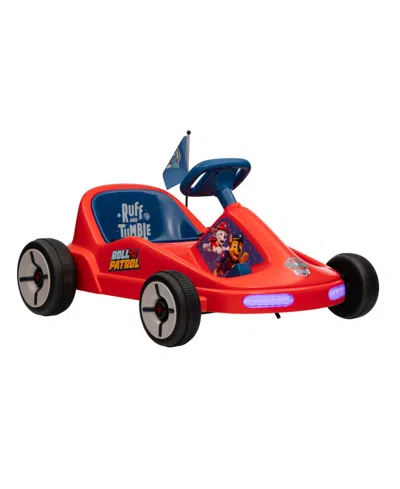 Paw Patrol 12v Kids Go Kart Toy In Red