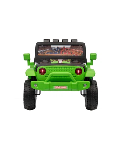 Monster Jam Mosnter Jam 12v Ride-on Car In Green