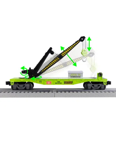 Lionel Area 51 Ufo Recovery Bluetooth Lionchief Electric O Gauge Freight Train Set In Green