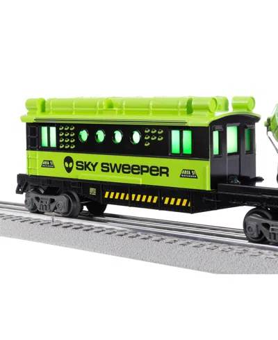 Lionel Area 51 Ufo Recovery Bluetooth Lionchief Electric O Gauge Freight Train Set In Green