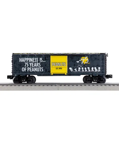 Lionel Peanuts 75th Anniversary Musa O Gauge Model Train Boxcar In Blue