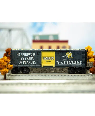 Lionel Peanuts 75th Anniversary Musa O Gauge Model Train Boxcar In Blue