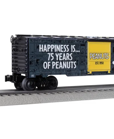 Lionel Peanuts 75th Anniversary Musa O Gauge Model Train Boxcar In Blue