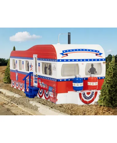 Lionel Patriotic Plug-expand-play Mobile Home Trailer O Gauge Model Train Accessory In Multi