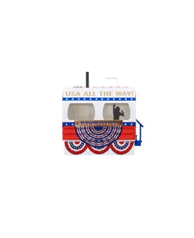 Lionel Patriotic Plug-expand-play Mobile Home Trailer O Gauge Model Train Accessory In Multi