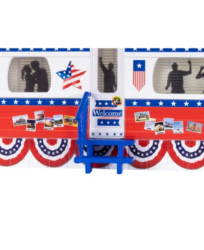 Lionel Patriotic Plug-expand-play Mobile Home Trailer O Gauge Model Train Accessory In Multi