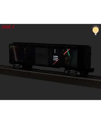 Lionel Star Wars Lightsaber Series Darth Maul Vs. Qui-gon Jin Illuminated Boxcar In Transparent