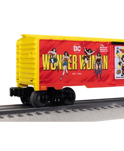 Lionel Dc Comics Wonder Woman And Dc O Gauge Model Train Boxcar In Red