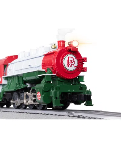 Lionel Peppermint Railroad Christmas Freight Lionchief Electric O Gauge Bluetooth 5.0 Train Set In White