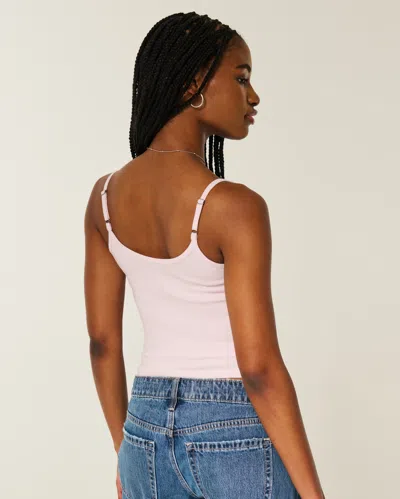 Hollister Class Of 2026 Graphic Rib Cami In Purple