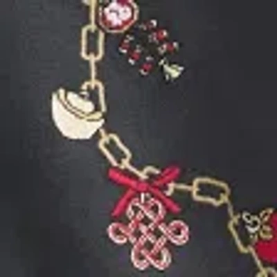 Hollister Oversized Zip-up Lucky In Love Graphic Hoodie In Black