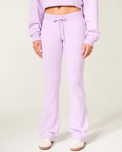 Hollister Bootcut Sweatpants In Purple
