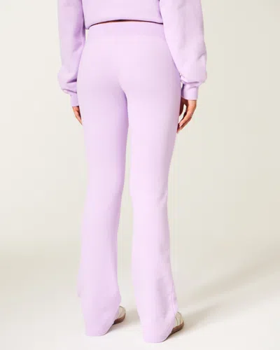 Hollister Bootcut Sweatpants In Purple