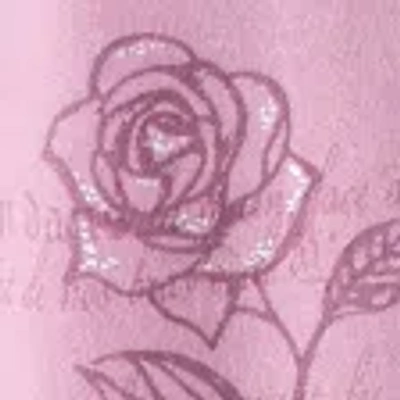 Hollister Sparkle Rose Graphic Wide-leg Sweatpants In Pink