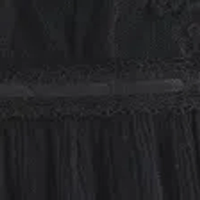 Hollister Easy Flyaway Babydoll Tank In Black