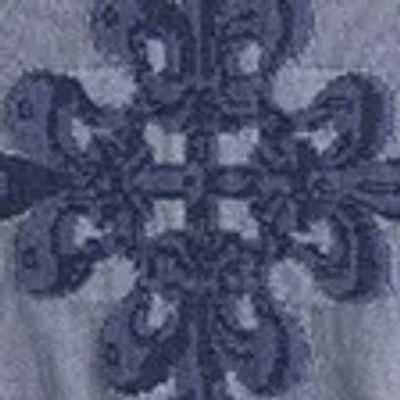 Hollister Holliser Knit Front Graphic Sweater In Blue