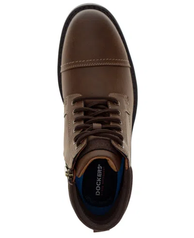 Dockers Mens Thomas Stain Defender Rugged Boot In Brown
