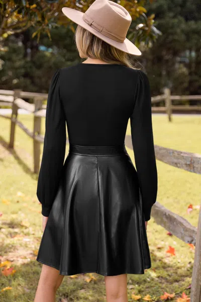 Cupshe One More Dance Black Mini Dress In Black