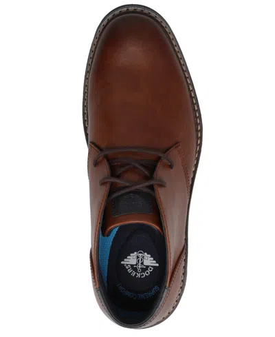 Dockers Mens Esmond Dress Casual Lace Up Ankle Boot In Brown
