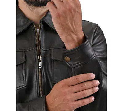 Frye Men's Regular-fit Collared Neck Jacket In Brown