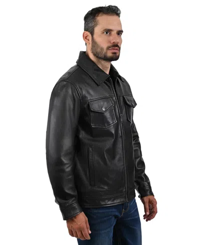 Frye Men's Regular-fit Collared Neck Jacket In Black