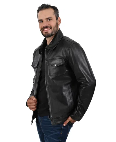 Frye Men's Regular-fit Collared Neck Jacket In Black