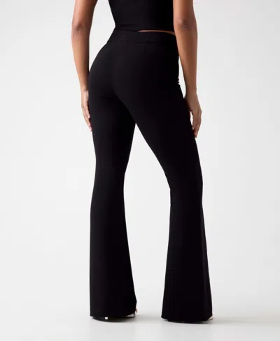 Guess Women's New Flared Evelina High-waist Pants In Black