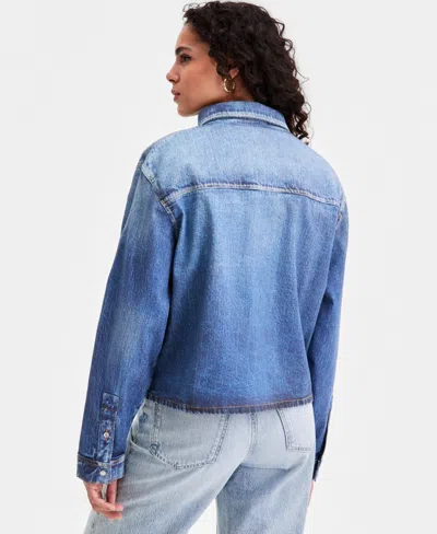Guess Women's Astrid Shirt Jacket In Blue