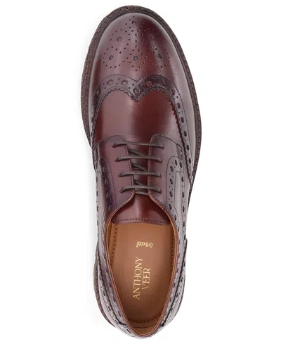 Anthony Veer Prescott Wingtip Derby In Brown