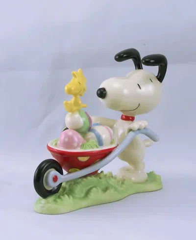 Lenox Snoopy Easter Egg Delivery Figurine In Multi