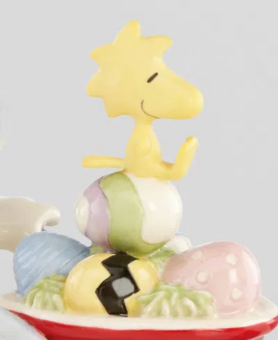 Lenox Snoopy Easter Egg Delivery Figurine In Multi