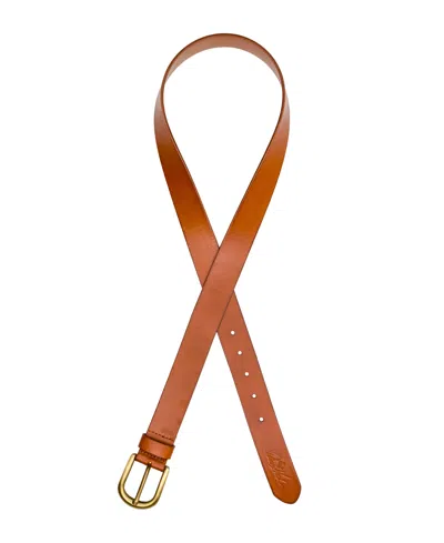 Patricia Nash Women's Vietri Heritage Leather Belt In Brown