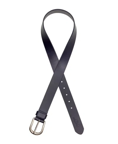 Patricia Nash Women's Vietri Heritage Leather Belt In Blue