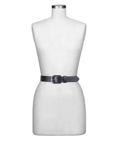 Patricia Nash Women's Vietri Heritage Leather Belt In Blue