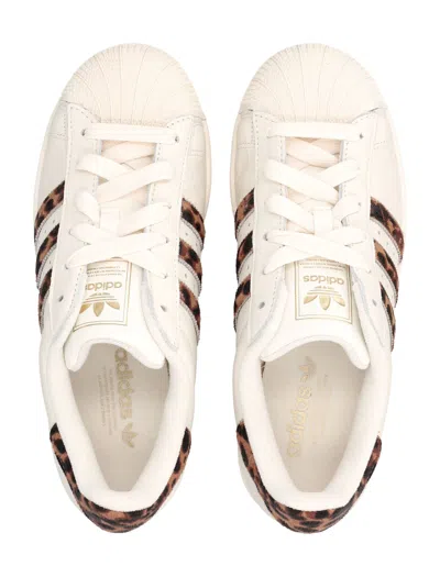 Adidas Originals Superstar Ii Leather Womans Sneakers In White
