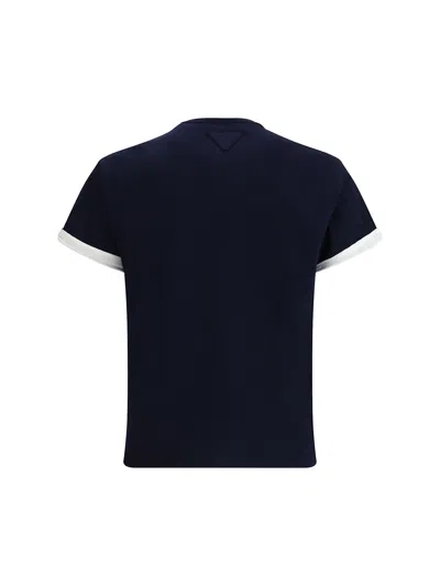 Prada Reversible Cotton T-shirt In White
