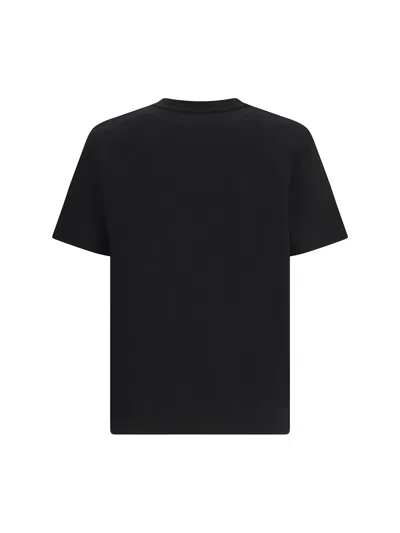 Balmain Logo Embroidered Crewneck T-shirt In Black