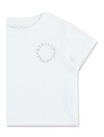 Stella Mccartney Tee Small Circle Logo In White