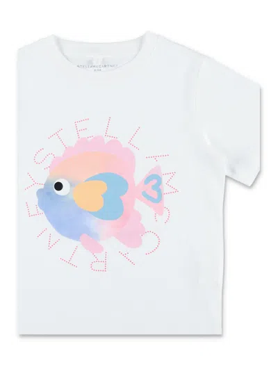 Stella Mccartney Tee Fish In White