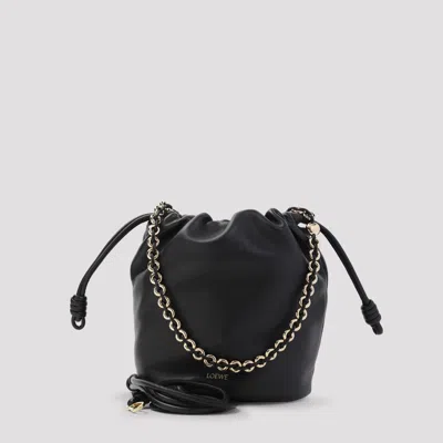 Loewe Flamenco Purse Bucket Bag In Black