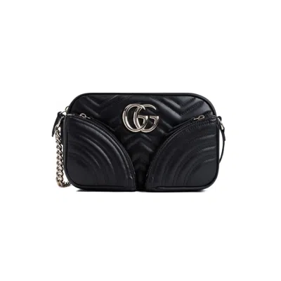 Gucci Marmont 2.0 Gg Shoulder Bag Women In Black